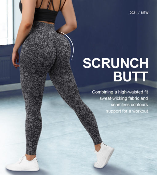Bulk-buy Custom Good Quality Scrunch Butt Seamless Legging price comparison